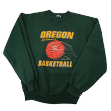 Load image into Gallery viewer, Vintage Russell University of Oregon Ducks Womens Basketball Graphic Sweatshirt - WMNS M