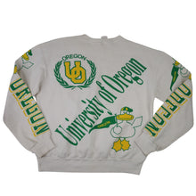 Load image into Gallery viewer, Vintage Majestic University of Oregon Ducks All Over Print Graphic Sweatshirt - L