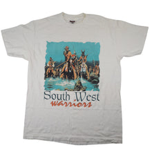 Load image into Gallery viewer, Vintage South West Warriors Graphic Native American Art T Shirt - L