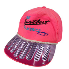Load image into Gallery viewer, Vintage Custom Chevy "The Heartbeat of American" Spellout Snapback Cap - OS