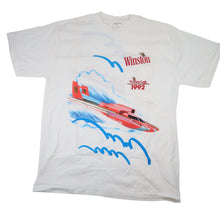 Load image into Gallery viewer, Vintage 1992 Winston Eagle Hydroplane Racing Graphic T Shirt - XL