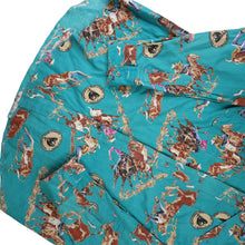 Load image into Gallery viewer, Vintage Wrangler Professional Rodeo Cowboys Assn Allover Print Button Up Shirt - XL