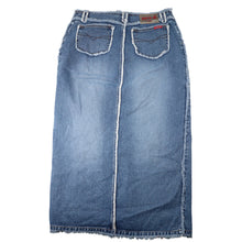 Load image into Gallery viewer, Vintage Y2k Zana Di Denim Frayed Edge Maxi Skirt - W11