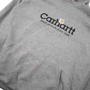 Vintage Carhartt Classic Spellout Hoodie - L