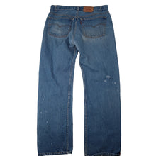 Load image into Gallery viewer, Vintage USA Made Levis 501 Distressed Denim Jeans - 34"x30"