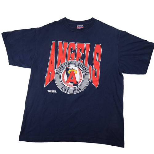 Vintage MLB Trench California Angles Graphic T Shirt - XL