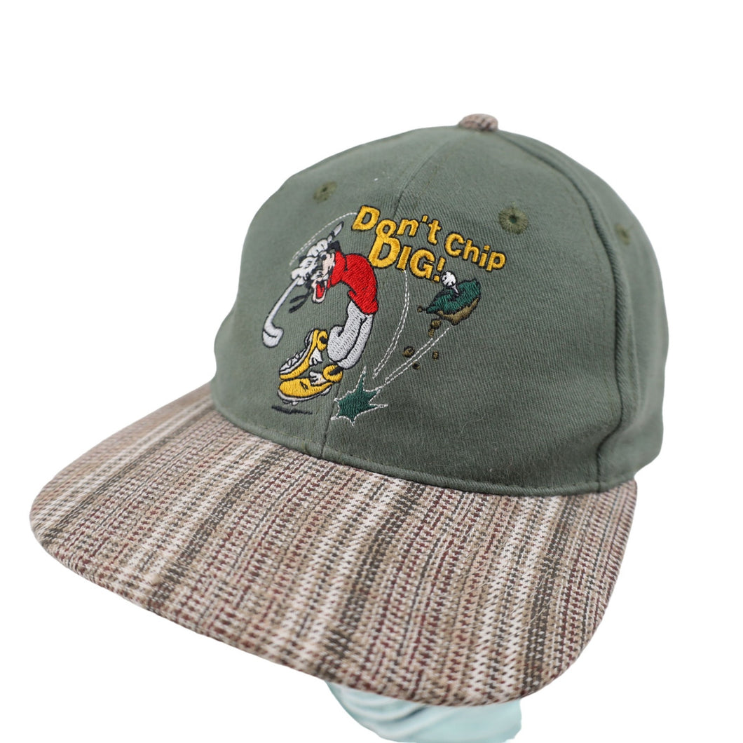 Vintage Disney Golfing Goofy SnapBack Hat - OS