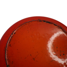 Load image into Gallery viewer, Vintage Descoware Cast Iron Enamel Flame Orange Ombre Dutch Oven - OS