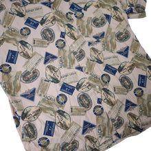 Load image into Gallery viewer, Pendleton Allover Luggage Tag Vacation Button up Shirt