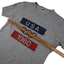 Load image into Gallery viewer, Vintage Levis 1980 USA Olympics Graphic T Shirt - M