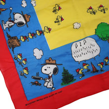 Load image into Gallery viewer, Vintage Snoopy Camping Outdoors Bandana - 21"