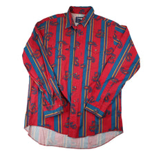 Load image into Gallery viewer, Vintage Wrangler Brushpopper Pastel Paisley Button Up Shirt - XL