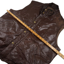 Load image into Gallery viewer, Vintage Eddie Bauer Leather Down Quilted Vest - XL