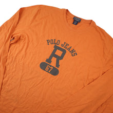 Load image into Gallery viewer, Vintage Polo Ralph Lauren Jeans Co Spellout Long Sleeve T Shirt - L
