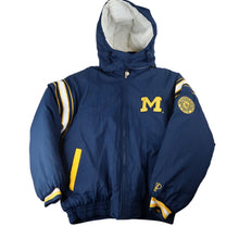 Load image into Gallery viewer, Vintage Pro Player University of Michigan Reversible Puffer Jacket