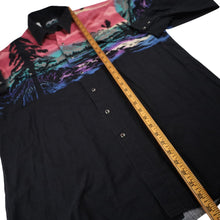 Load image into Gallery viewer, Vintage Ropers Pastel Nature Scene Button Up Western Shirt - XL