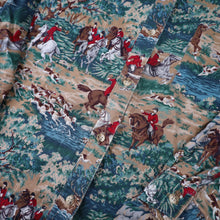 Load image into Gallery viewer, Vintage Gotcha Covered Classic Fox Hunting Pattern Button Up Shirt - L