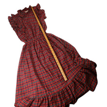 Load image into Gallery viewer, Vintage Popi Plaid Ruffle Prairie Dress - WMNS 9/10