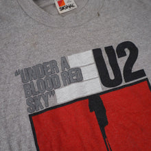 Load image into Gallery viewer, Vintage 1984 U2 &quot;Under a Blood Red Sky&quot; Graphic Band Tee - L