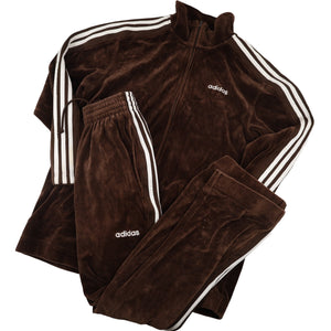 Vintage Y2k Adidas Velour Track Suit - S