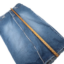 Load image into Gallery viewer, Vintage Y2k Zana Di Denim Frayed Edge Maxi Skirt - W11