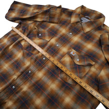Load image into Gallery viewer, Carhartt Shadow Plaid Pearl Snap Down Flannel Shirt - XL