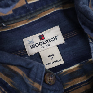 Vintage Woolrich Southwestern Design Flannel Button Down Shirt - M