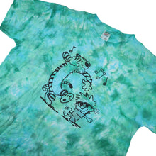 Load image into Gallery viewer, Vintage 90s Calvin &amp; Hobbs Graphic Tie Dye Graphic T Shirt - XL