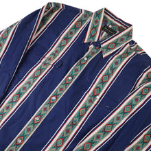 Load image into Gallery viewer, Vintage High Noon Vertical Aztec Striped Pearl Snap Western Shirt - L