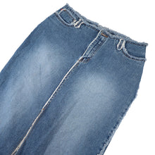 Load image into Gallery viewer, Vintage Y2k Zana Di Denim Frayed Edge Maxi Skirt - W11
