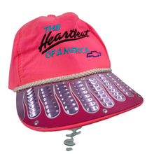 Load image into Gallery viewer, Vintage Custom Chevy "The Heartbeat of American" Spellout Snapback Cap - OS