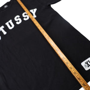 Vintage Y2k Stussy Jersey Style Spellout T Shirt - M