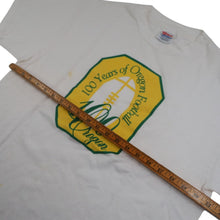 Load image into Gallery viewer, Vintage 90s University of Oregon 100 Year Football Anniversary Graphic T Shirt
