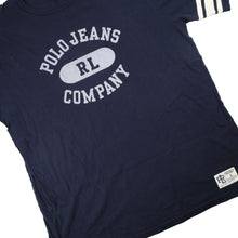 Load image into Gallery viewer, Vintage Y2k Polo Jeans Co Ralph Lauren All Sewn Spellout T Shirt - L