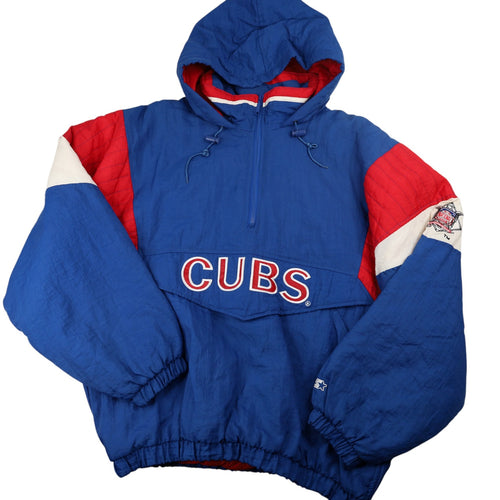 Vintage Starter Chicago Cubs Anorak Puffer Coat - L