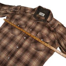 Load image into Gallery viewer, True Vintage Pendleton High Grade Western Wear Pearl Snap Wool flannel Shirt - M