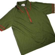 Load image into Gallery viewer, True Vintage 60s Donegal Coleseta Knit Zipper Polo Shirt - M