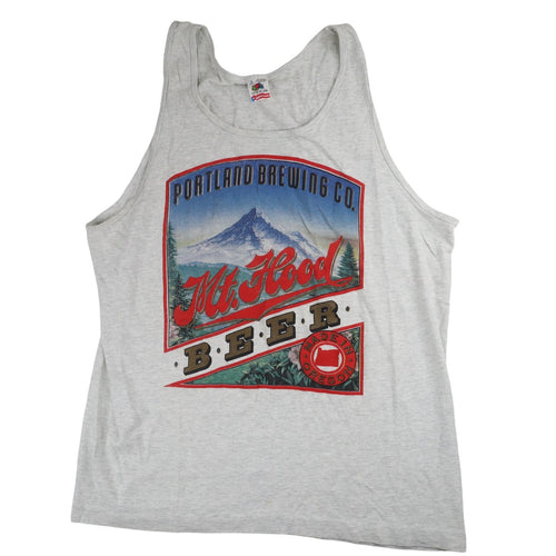 Vintage Portland Brewing Co. Mt. Hood Beer Graphic Tank Top - L