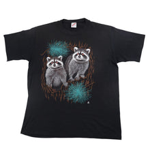 Load image into Gallery viewer, Vintage 80s Wild Racoons Graphic T Shirt - L