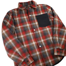 Load image into Gallery viewer, Pendleton Shadow Plaid Polyfill Quilted Wool Shirt Jacket - M