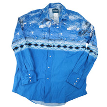 Load image into Gallery viewer, Vintage Wrangler Aztec Eagle Print Western Button Up Shirt - L