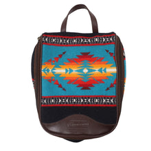 Load image into Gallery viewer, Pendleton Southwestern Aztec Wool Toiletry Make Up Bag - OS