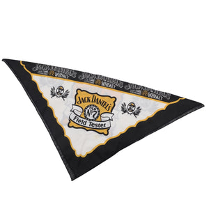 Vintage Jack Daniels Field Tester Graphic Bandana - 21"