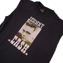 Load image into Gallery viewer, Vintage Johnny Cash Graphic Muscle T Shirt - M