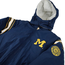 Load image into Gallery viewer, Vintage Pro Player University of Michigan Reversible Puffer Jacket