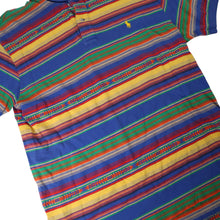 Load image into Gallery viewer, Vintage Polo Ralph Lauren Aztec Design Bright Pastel Polo Shirt - L