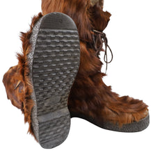 Load image into Gallery viewer, True Vintage 70s Italian Goat Skin Long Hair Boots - W11