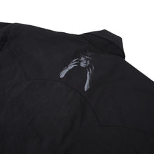 Load image into Gallery viewer, Vintage Y2k Felon Pearl Snapdown Frankenstein Graphics Rockabilly Shirt - XL