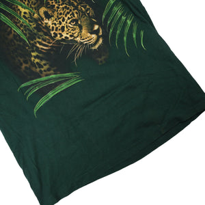 Vintage Jaguar Jungle Scene Graphic T Shirt - XL