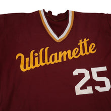 Load image into Gallery viewer, Vintage Russell Athletics Willamette Script Spellout All Sewn Jersey - L